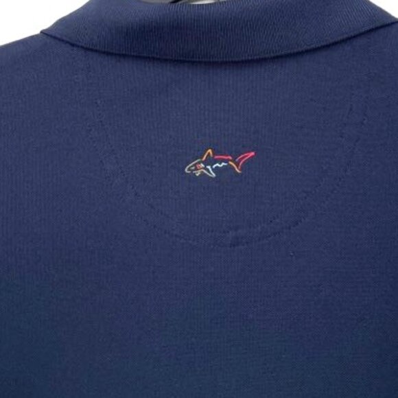 UVA Greg Norman Polo Shirt Men's XXL Navy Blue University of Virginia Cavaliers - Picture 5 of 6